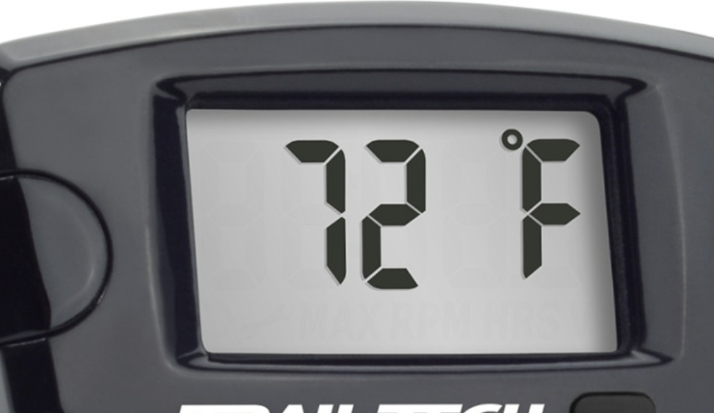 trail tech digital temperature gauge in BLACK