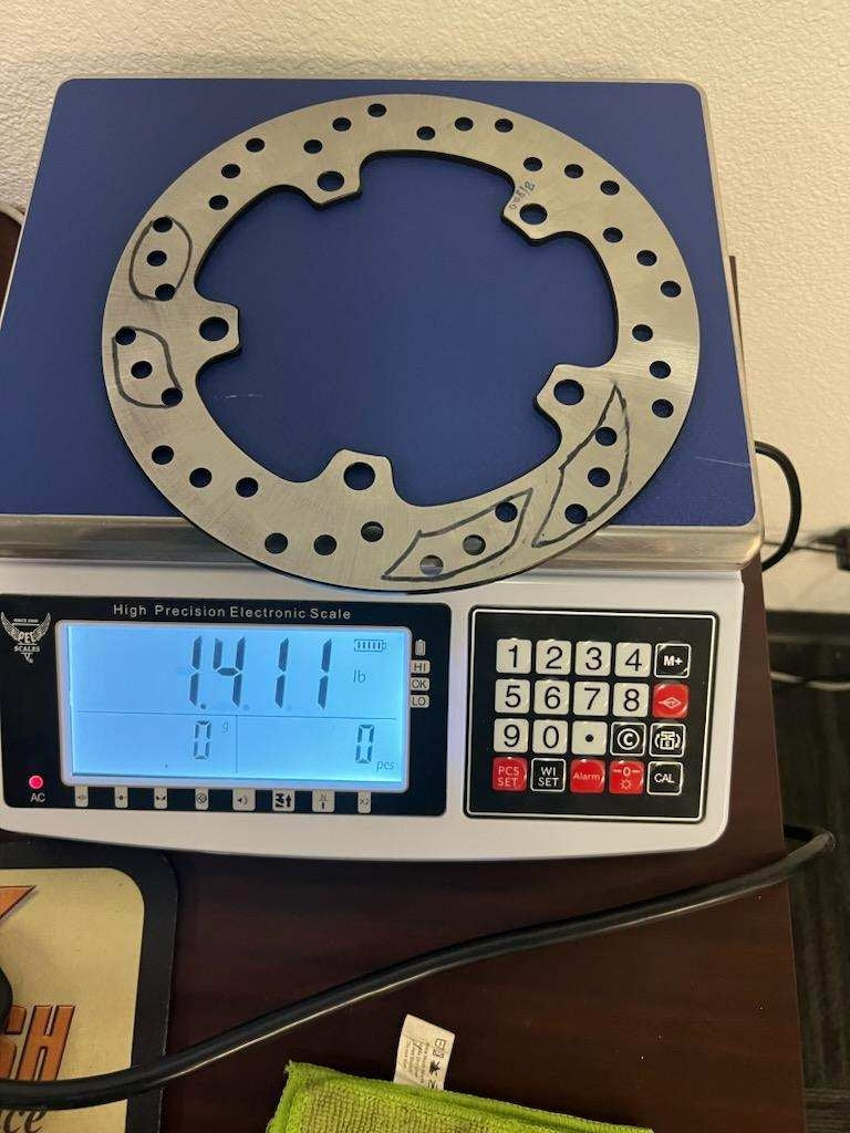 Lightweight Racing Rear Rotor – Gray Area KTM